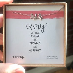 Shinelife Sterling Silver Bird Necklace